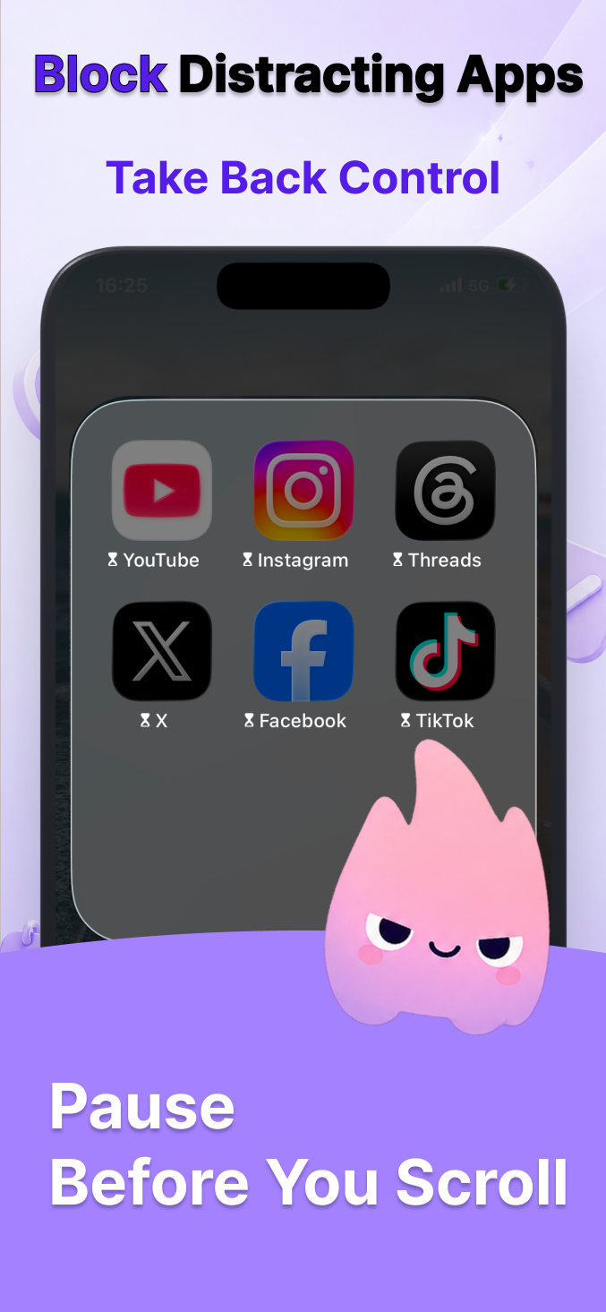 Take back control before distracting apps open
